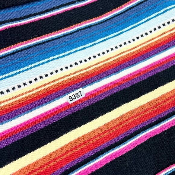 Lauren Ralph Lauren Sweater Womens 1X Multicolor Striped Off-Shoulder - Picture 6 of 8